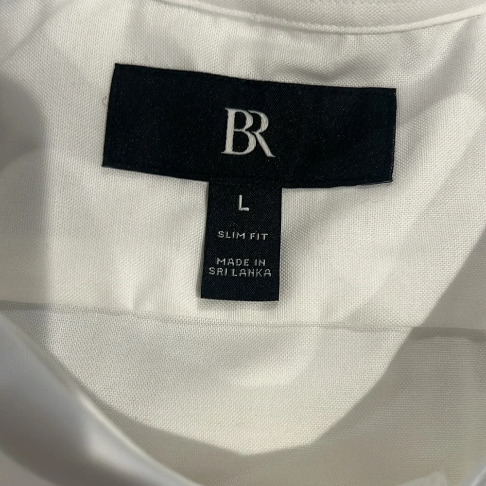 Banana Republic Button Down Collar Slim Fit Cotton Dress Shirt
